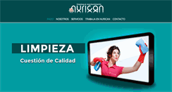 Desktop Screenshot of limpiezasnurican.com